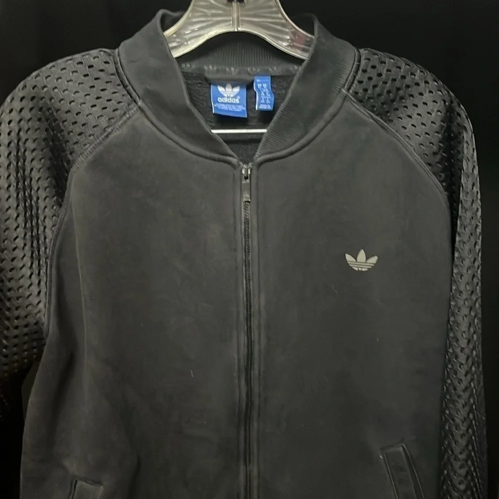 Adidas- black full zip jacket